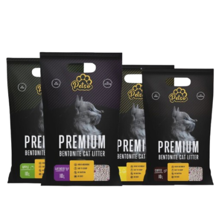 Petso Premium Bentonite Cat Litter – 10L