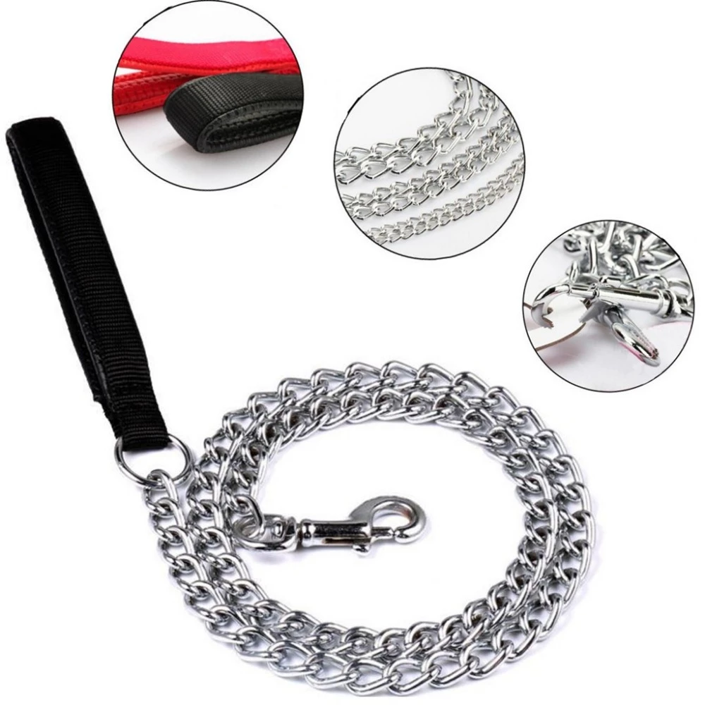Dog and Cat Metal Chain Leash