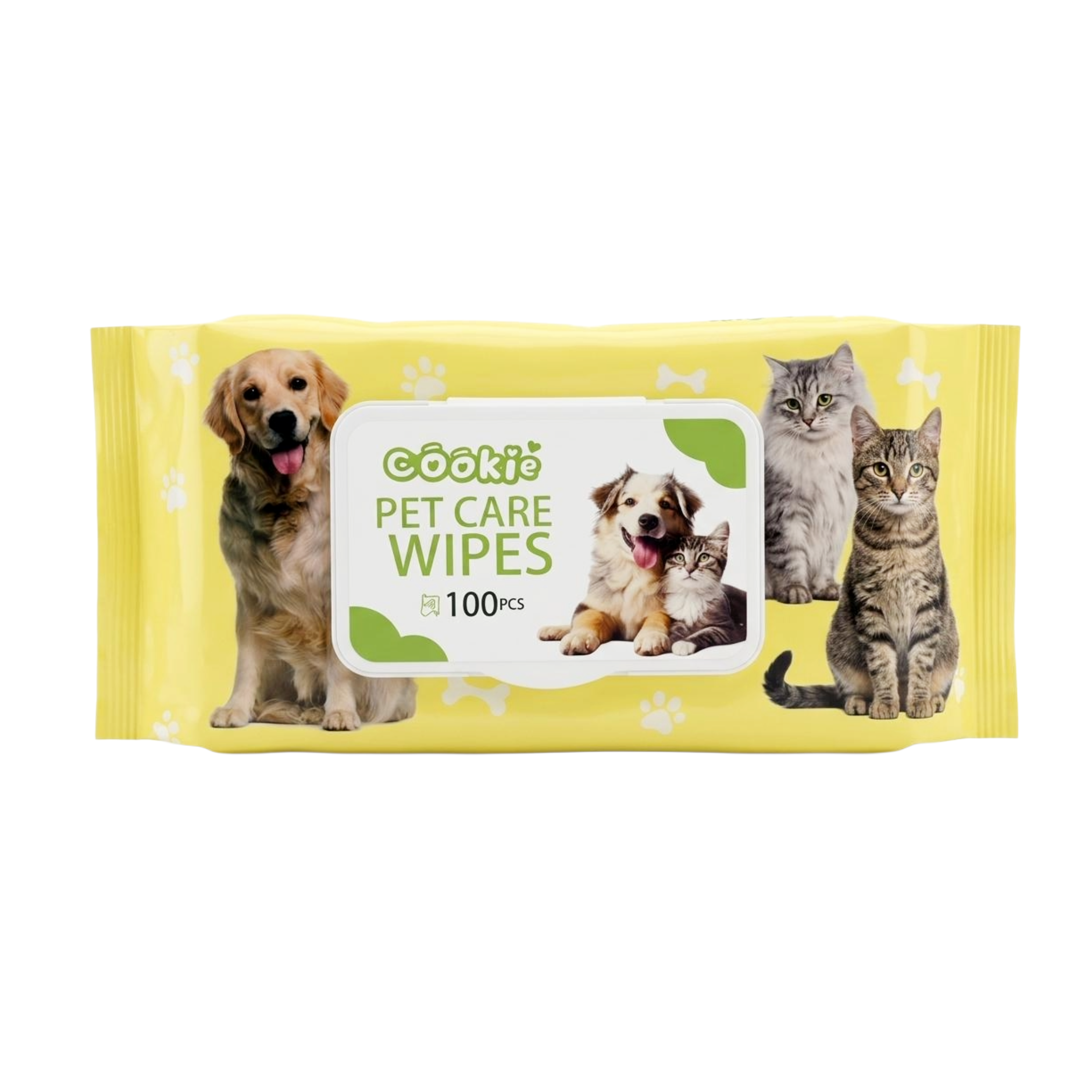 Cookie Pet Care Wipes for Dogs and Cats 100 Pack