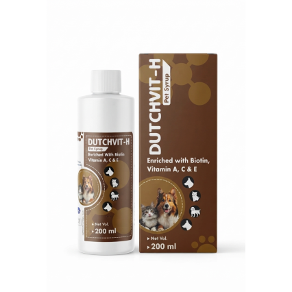 Dutchvit-H Pet Syrup for cats and dogs 200ml