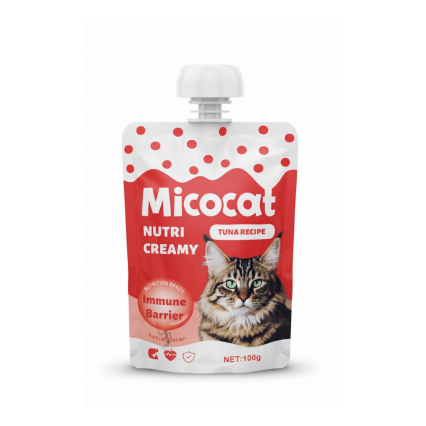 MicoCat Nutri Creamy Tuna and Beta-Glucan Cat Treat 100g