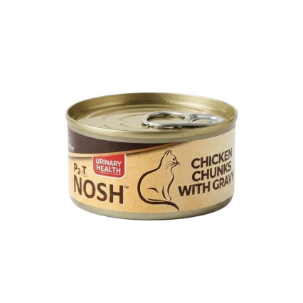 Pet Nosh Urinary Health Chicken Chunks with Gravy Wet Cat Food 85g
