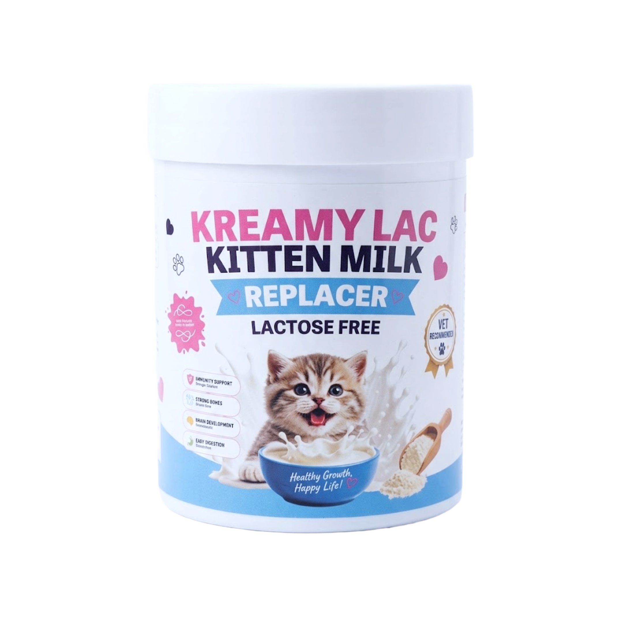 Kreamy Lac Lactose-Free Kitten Milk Replacer Powder 100g