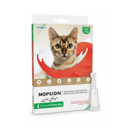 Ringpu Mopsion Imidacloprid and Moxidectin Spot-On for Cats 0.4ml