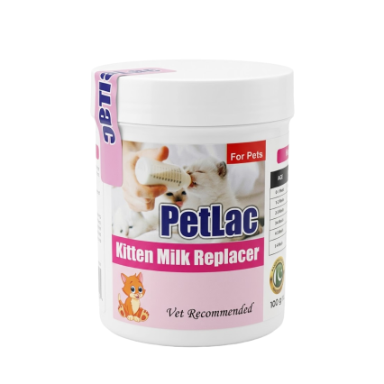 PetLac Kitten Milk Replacer Powder for Newborn Kittens 100g