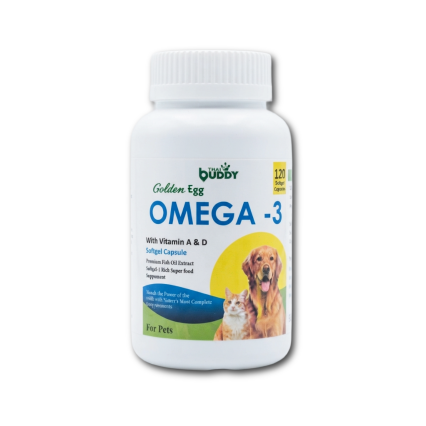 Thai Buddy Omega-3 with Vitamin A and D Softgels 120 capsules